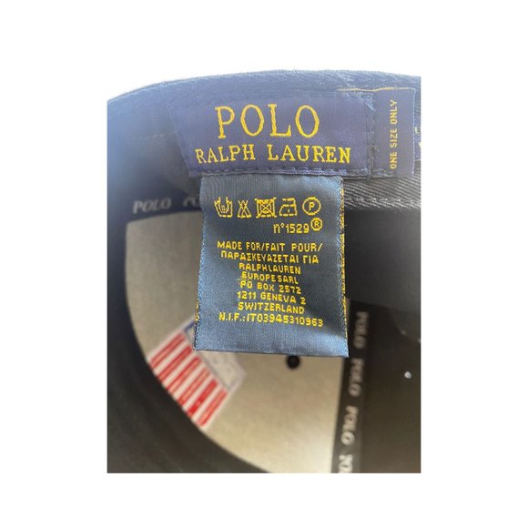 NWT Polo Ralph Lauren Dark Gray Classic Cotton Baseball Cap Logo Embroidered - Picture 6 of 6